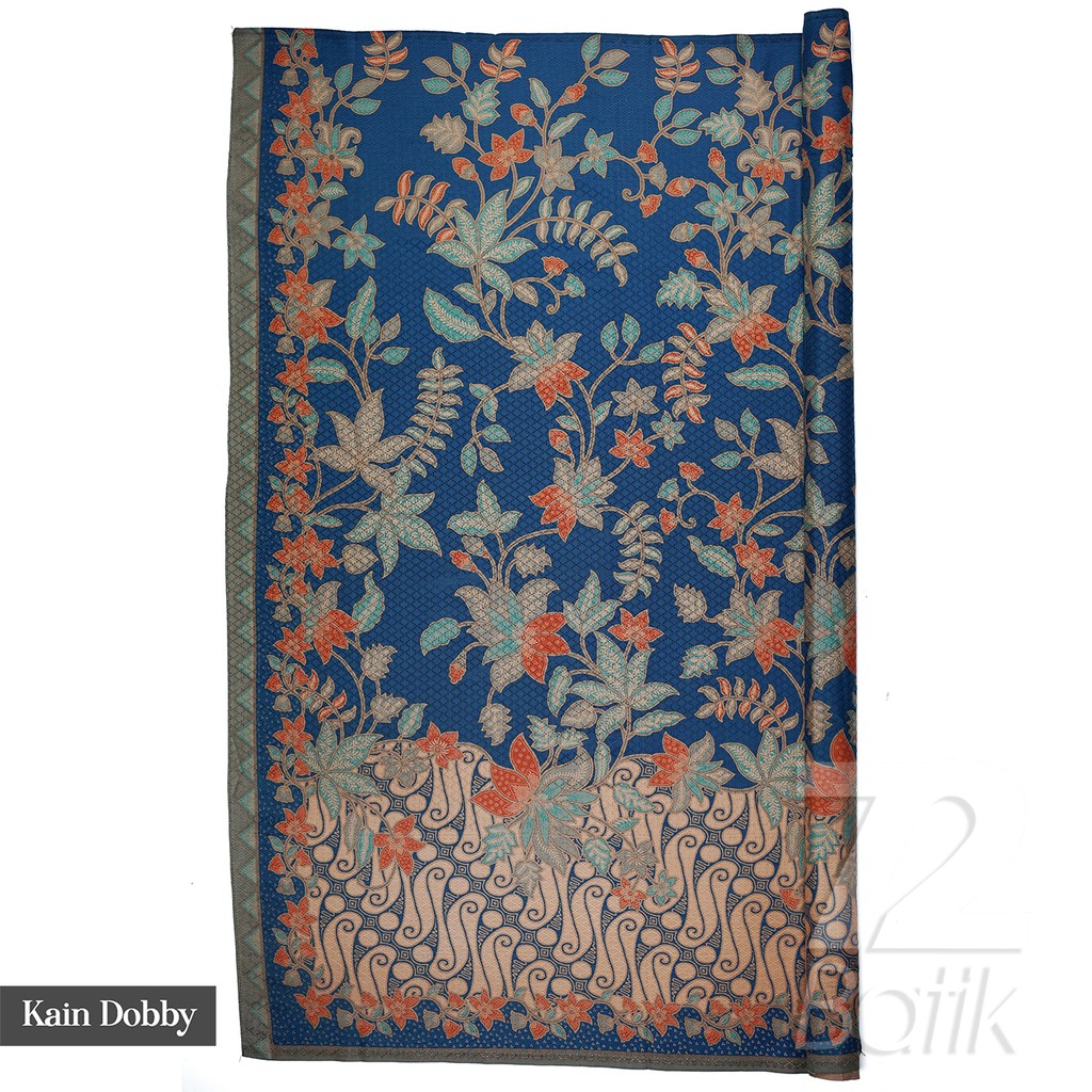 BAHAN BATIK PREMIUM Dobby Dobi Dobbi Dolbi Motif Parang Warna Biru Orange Hijau 724263 Cap 72 Jarik Jarit Samping Kebat Panjang Batik Dobby Modern Premium Bahan Seragam Batik Pernikahan Kantor Keluarga Murah Kamen Jadi Batik Bali Lembaran