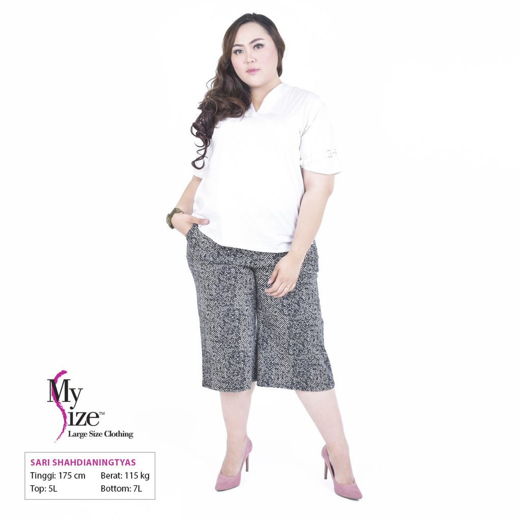 My Size Celana  Kulot  Bradley Ukuran Besar Jumbo  Plus Size 