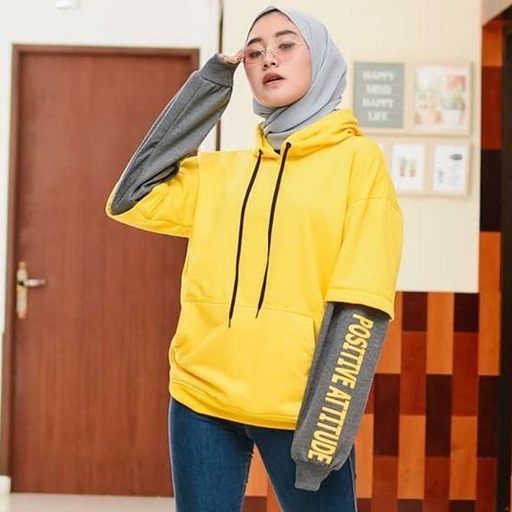 Nara Grosir - Positive Attitude l Pakaian pria dan wanita  l Jaket Hoodie Terbaru