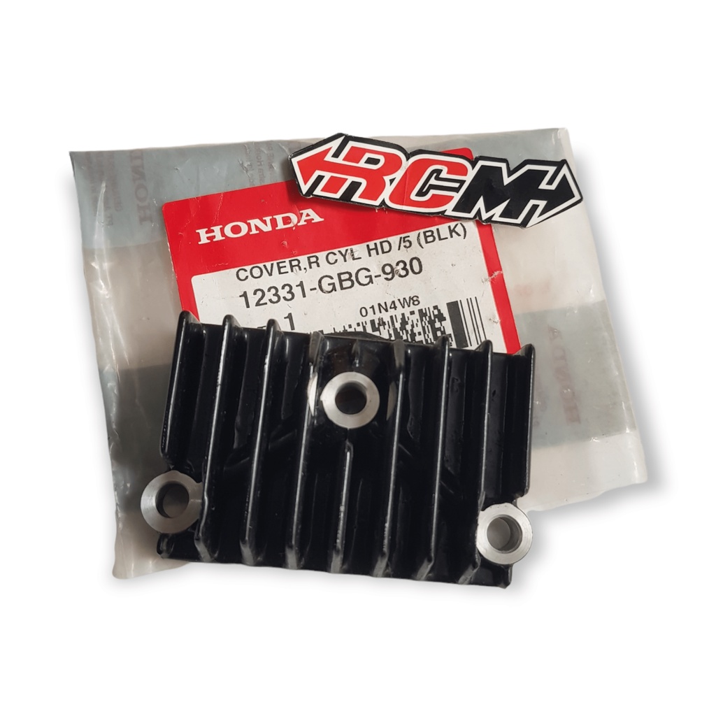 12331-GBG-930 COVER TUTUP CYLINDER SILINDER HEAD SAMPING COP KOP KANAN GRAND HITAM ORI ORIGINAL HONDA AHM HGP ASLI