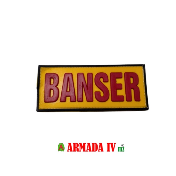 Patch Rubber Velcro Banser Ansor NU