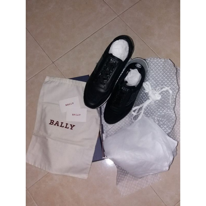 SEPATU / SNEAKERS BALLY GAVINO TRAINERS BLACK ORIGINAL