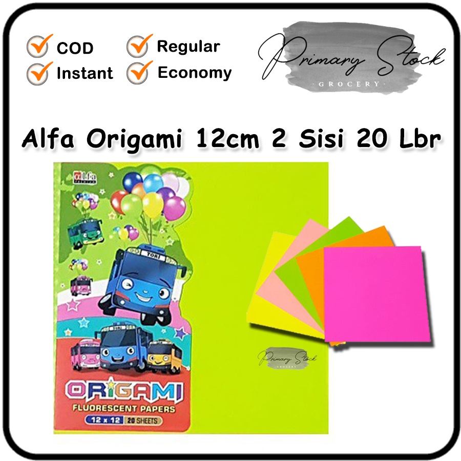 

Origami Paper 2 Sisi Warna Warni Kertas Origami 12x12 Bolak Balik ALFA