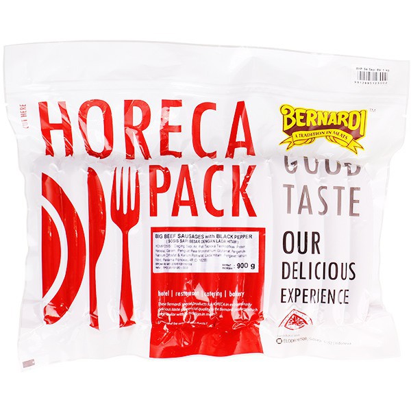 

BHP BIG BEEF SAUSAGE BLACKPEPPER 900 GR