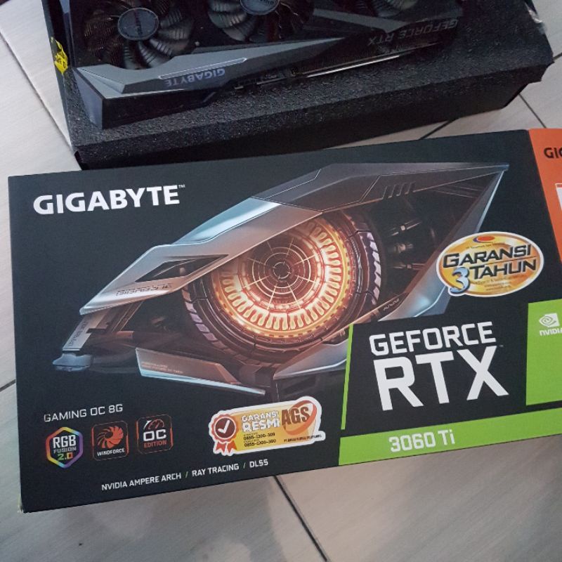 Gigabyte RTX 3060 Ti Gaming OC RGB - 8Gb 256bit GDDR6 - NON LHR- 3 Fan