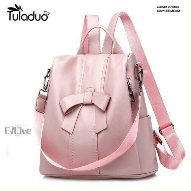 Tas Backpack Stylish PITA TULA 2 Just PINK - Hanya PINK aja