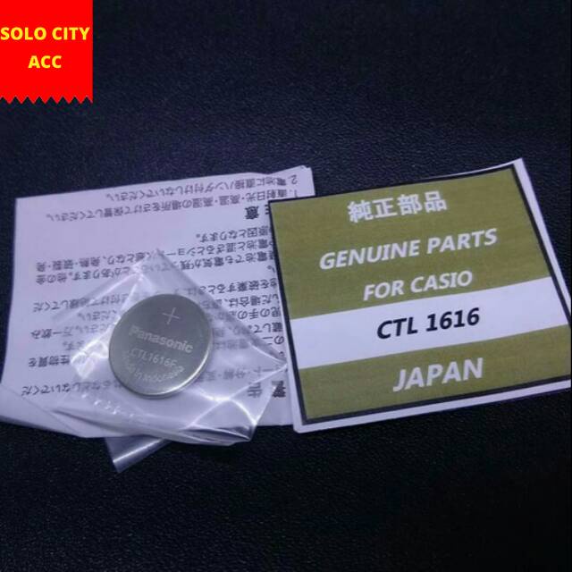 BATERAI BATREI PANASONIC CTL 1616 BATERAI JAM TANGAN CASIO