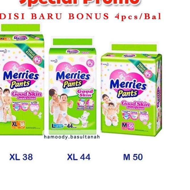 ♬ NEW EDITION MERRIES PANTS POPOK CELANA M50+4 | L44+4 | XL38+4 | XXL28 ✈