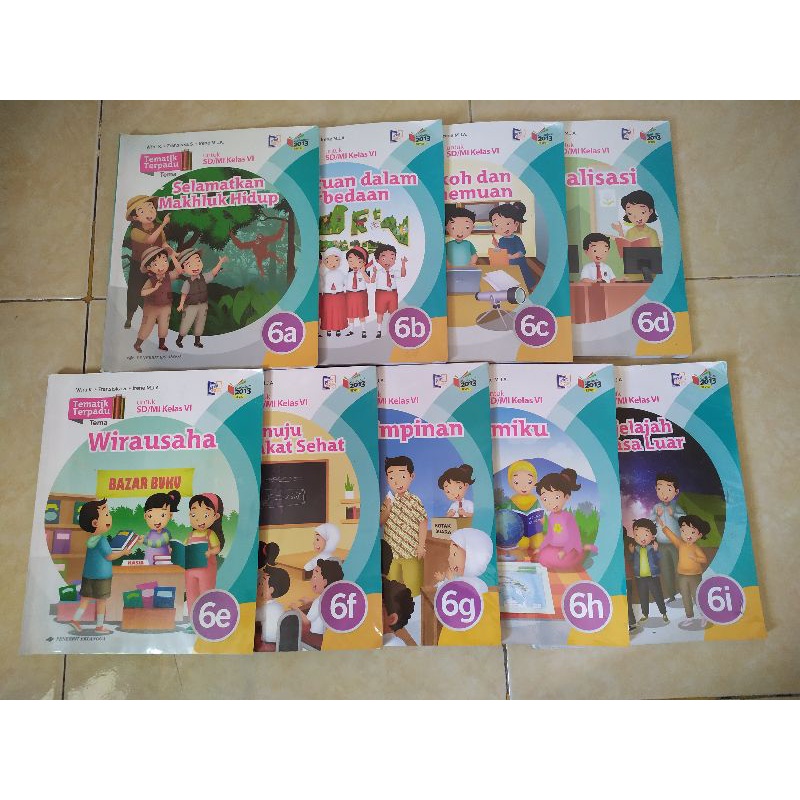 buku tematik kelas 6 penerbit Erlangga
