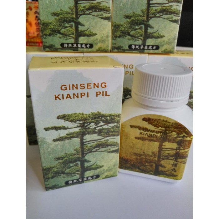 TERLARIS Obat Herbal Ginseng kianpi pil botol putih OB1148 TERLENGKAP