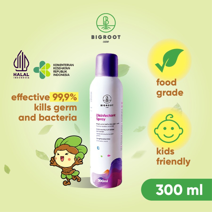 Jual Disinfectant Spray Food Grade Aman untuk Anak Disinfektan Bigroot