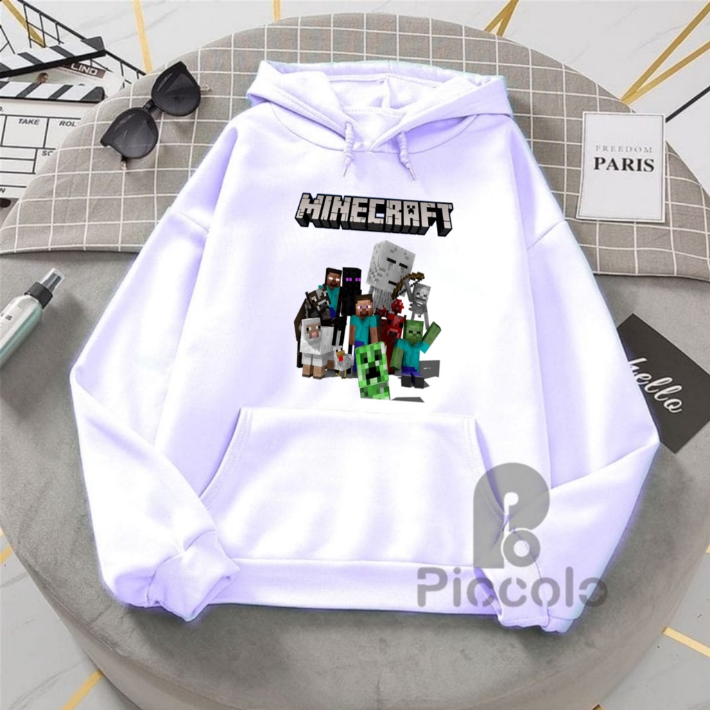 JAKET HOODIE ANAK MINECRAFT BAHAN PREMIUM