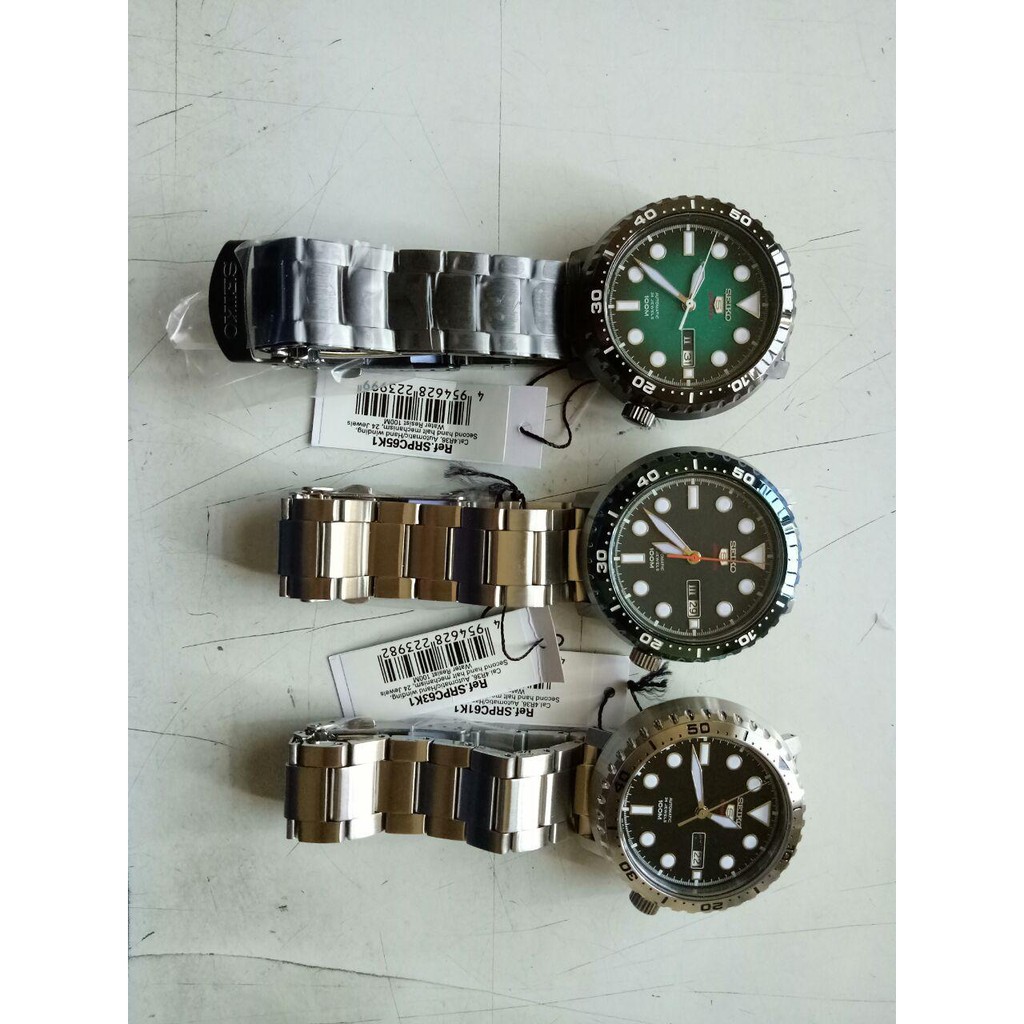 Seiko 5 Sports SRPC61K1 Silver Bottle Cap - Jam Tangan Pria SRPC61