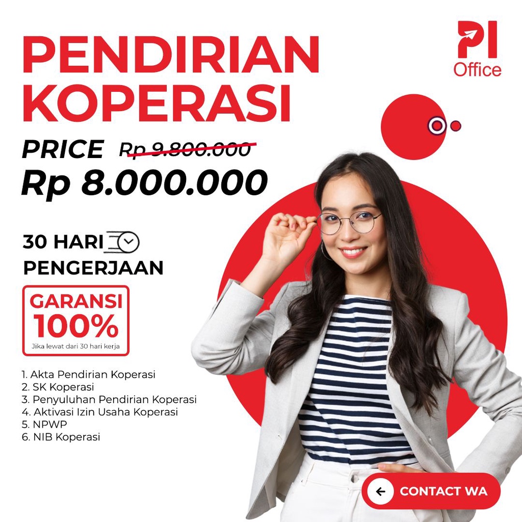 

Pendirian Koperasi Murah, Cepat