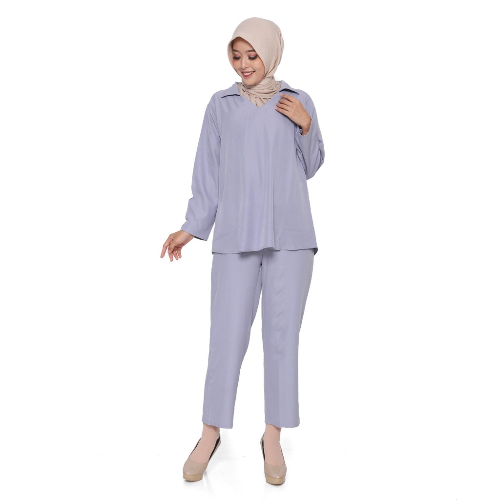 ONE SET SHAKILA PREMIUM SUPER JUMBO/ SETELAN WANITA / L-XL.XXL