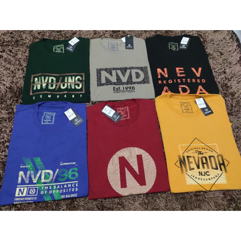 KAOS NEVADA ATASAN PRIA PAKAIAN PRIA T SHIRT NEVADA KAOS NEVADA ATASAN PRIA PAKAIAN PRIA T SHIRT NEVADA
