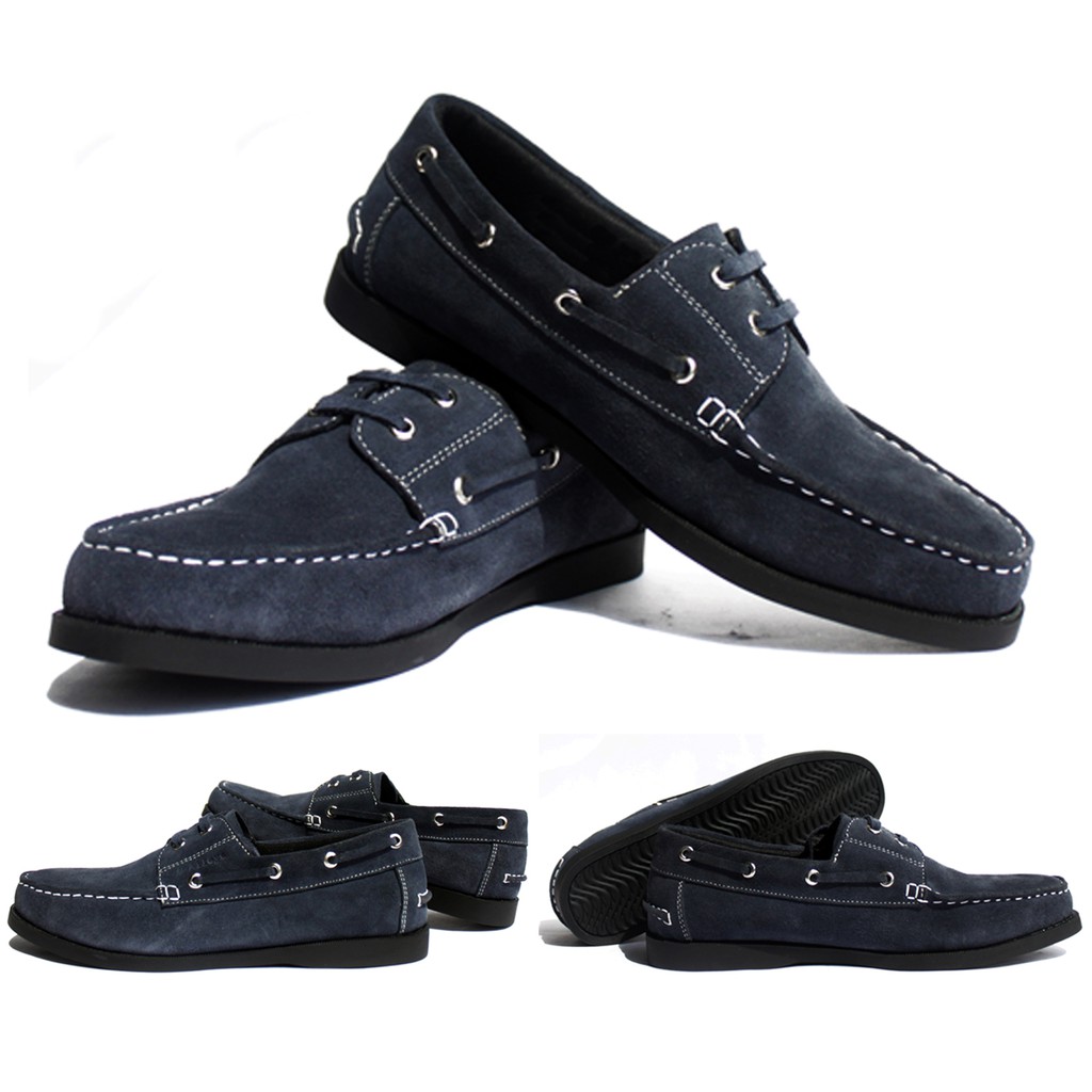 Sepatu Pria Zapato Mocassin Indian Boatshoe Original Handmade Suede