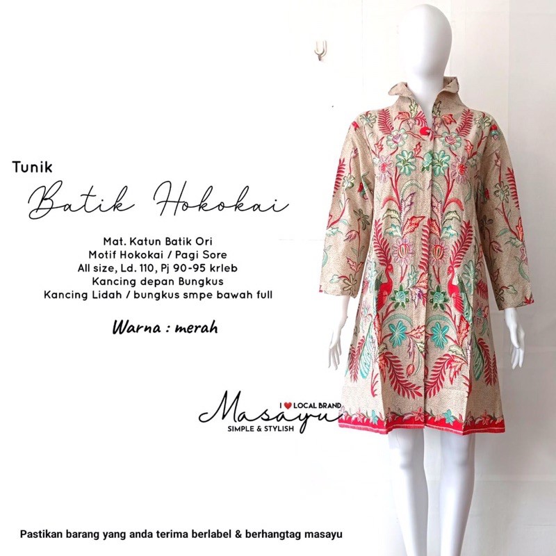 TUNIK BATIK HOKOKAI