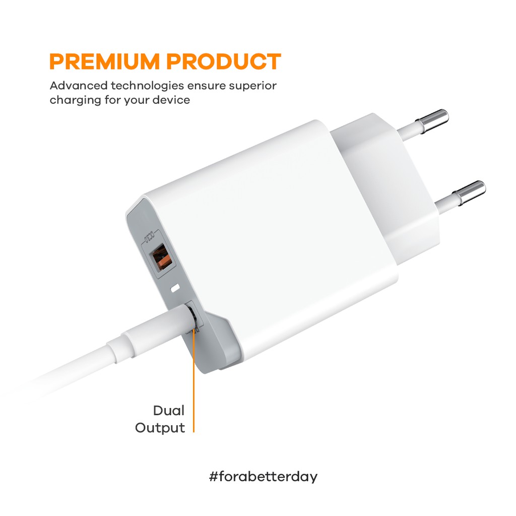 Adapter Charger QC 3.0 with PD JETE E2  - Garansi Resmi 12 Bulan