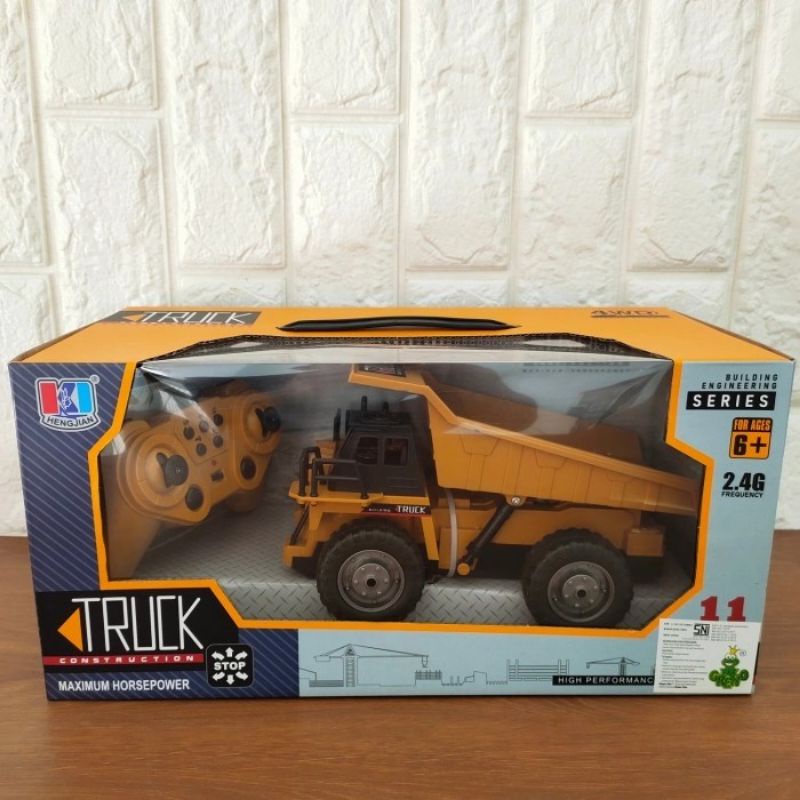 RC Truk Tambang Remote Control - Mainan Mobil Mining Dump Truck Remot Anak Laki Cowok