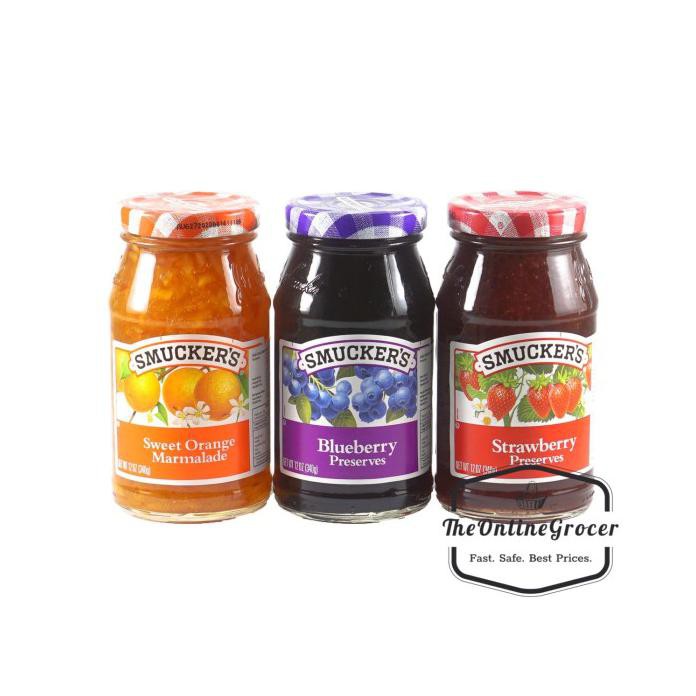 SMUCKER'S JAM – SELAI SMUCKER'S 340G - BLUEBERRY