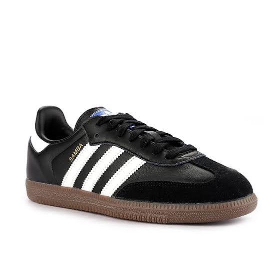 adidas samba og black leather gum original