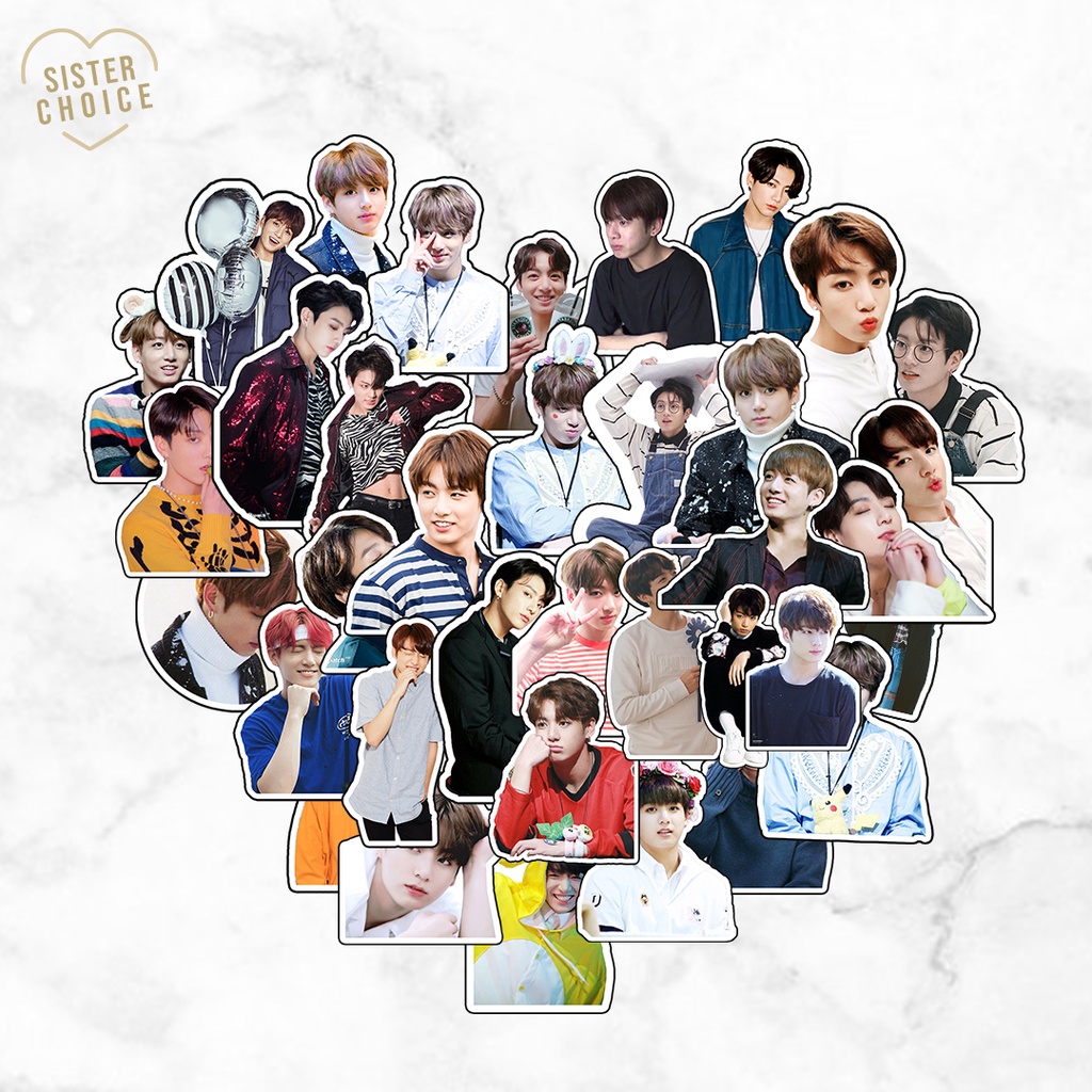 

Sticker BTS Jungkook Cute / Stiker JK / Sticker KPOP | Sticker Tumbler HP Helm Journal Laptop DIY Motor