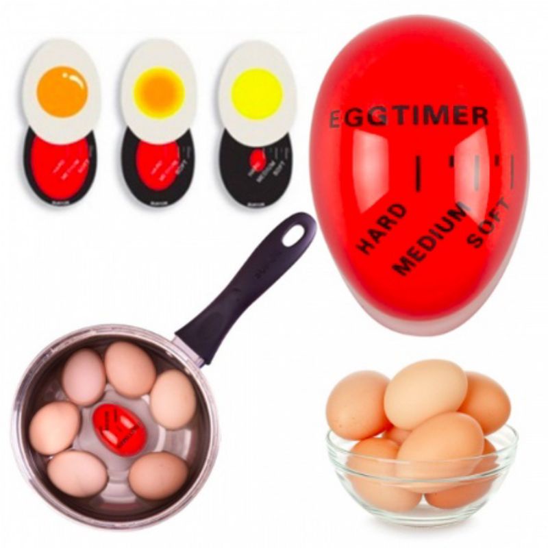 Egg Timer Alat Pengukur Kematangan Telur Rebus Indikator Masak Ukur Matang Telur