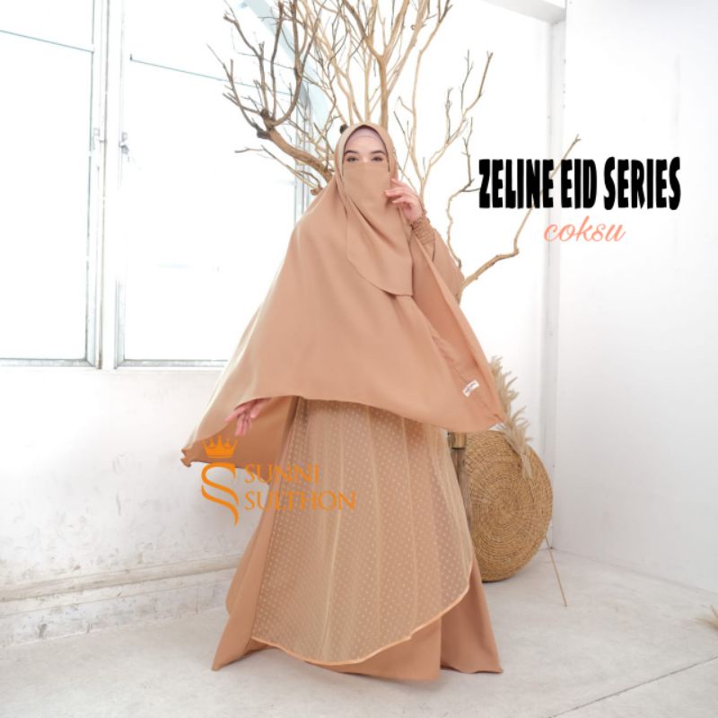 ZELINE EID SERIES/BAJU LEBARAN VIRAL/BAJU SET SYAR'I/ABAYA/DRESS/GAMIS ZELINE/GAMIS LEBARAN/BAJU LEBARAN/SARIMBIT LEBARAN/COUPLE IBU DAN ANAK PEREMPUAN