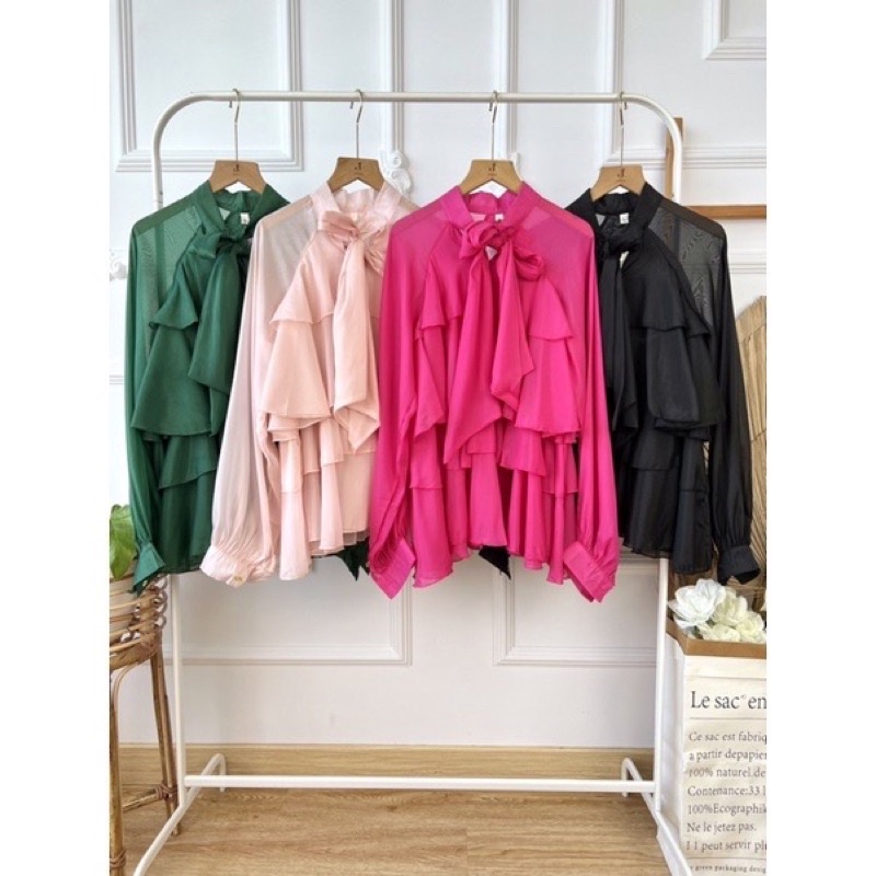 Blouse Organza Pita Kemeja Nagita