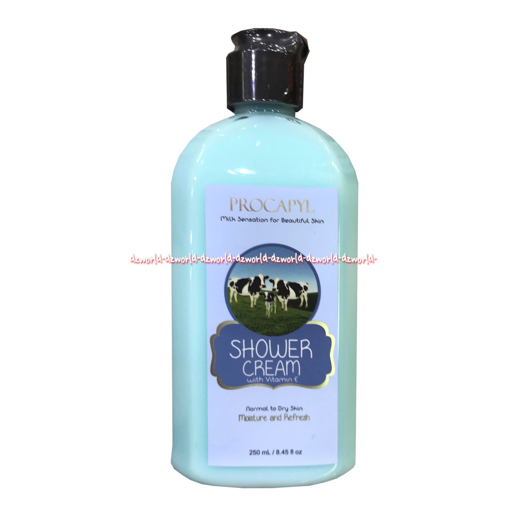 Procapyl Shower Cream 250ml Sabun Mandi Susu Sapi Procapil