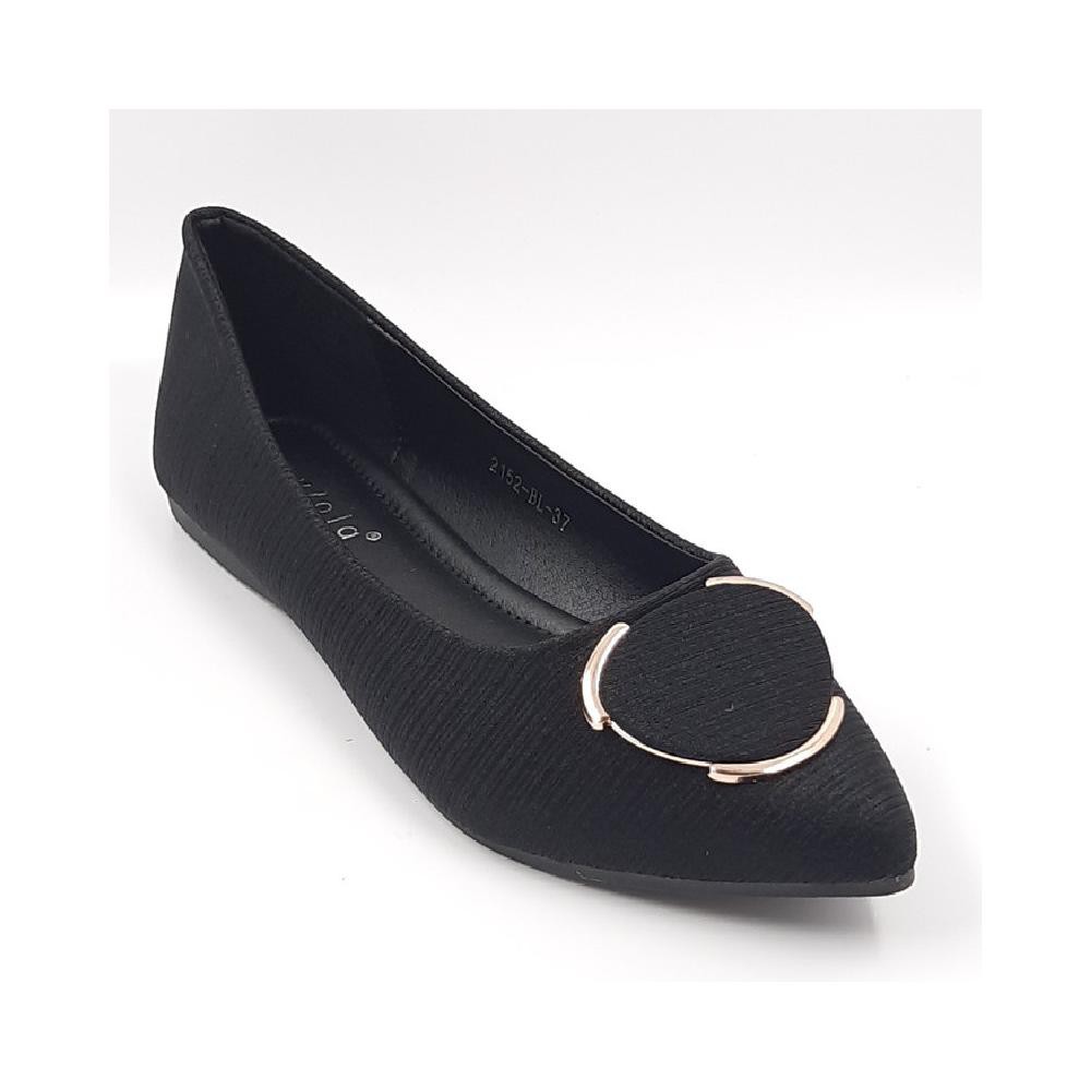 Laviola Shoes - Sepatu Flat Shoes Wanita - 2152 LSW Black