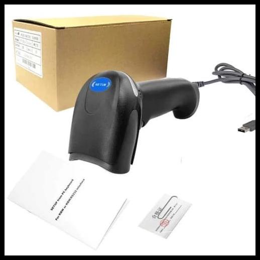 Mesin Barcode Scanner 1D Usb Laser Portable Scan Reader Pos Barcode