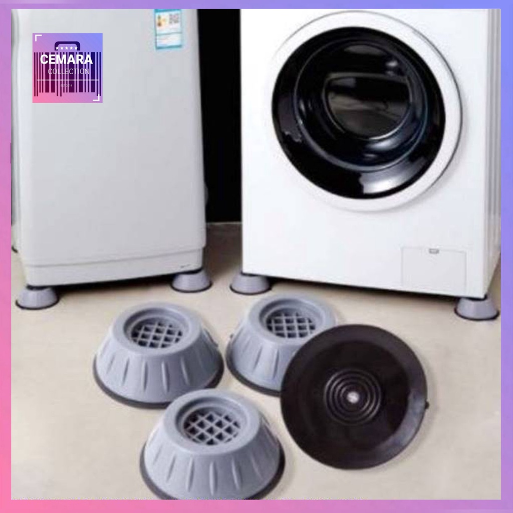 CMRTP - Tatakan Pelindung Kaki Meja Bahan Karet Alas Kaki Mesin Cuci Anti Slip - ALAS KAKI MEJA / Pe