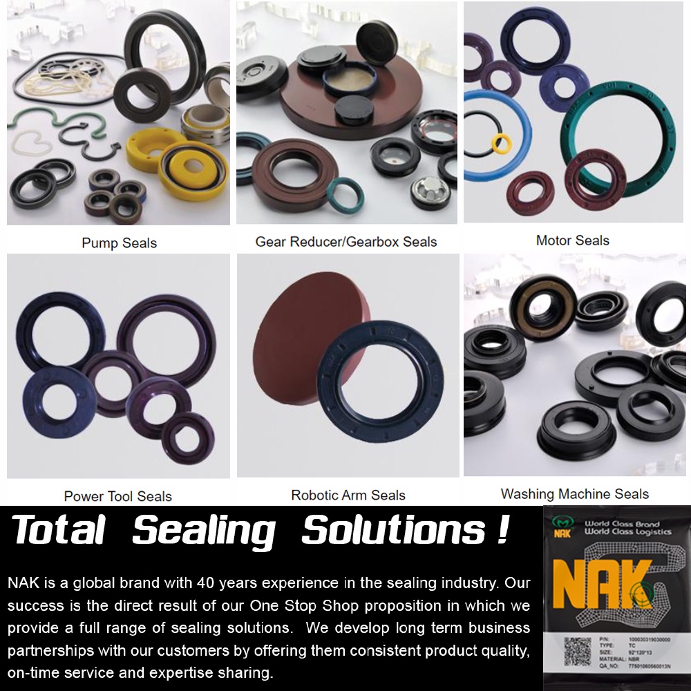 NAK OIL SEAL TC 25X35X6 NBR