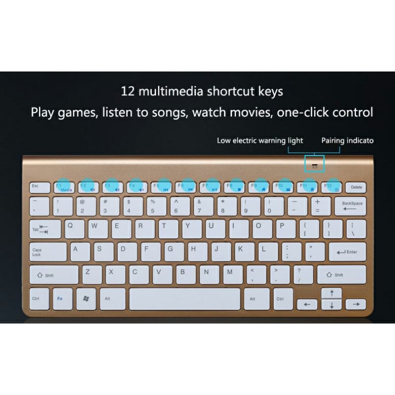 Kimsnot Wireless Keyboard Mouse Combo 2.4G