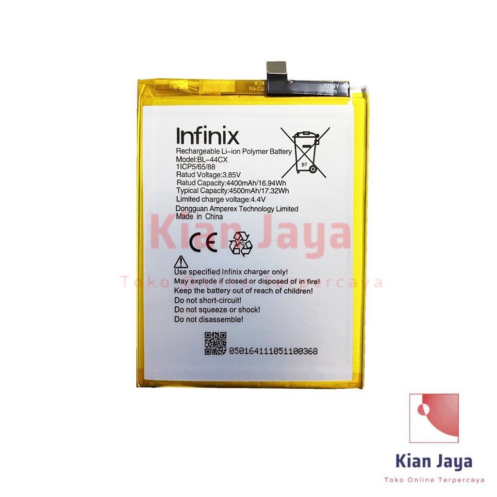 Baterai Infinix Zero 8 / BL-44CX Batre Batrai Battery Hp BL44CX Original