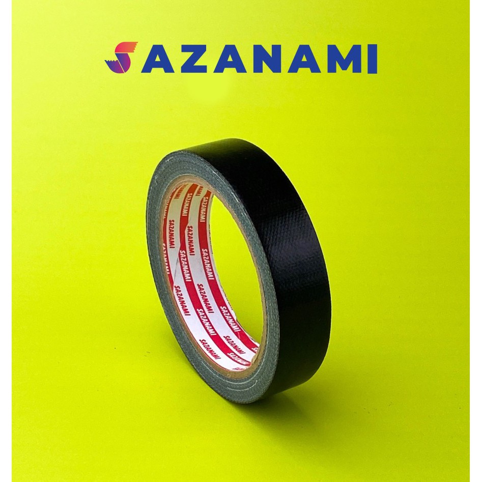 

1 ROLL LAKBAN KAIN HITAM 1" X 12M CLOTH TAPE SAZANAMI 24MM X 12M 1 ROL