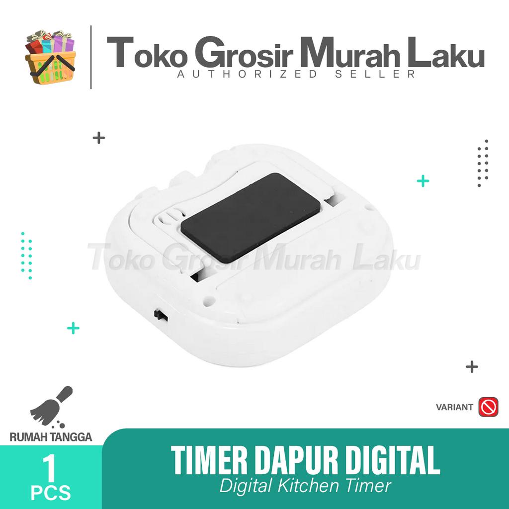 Digital Kitchen Timer Alarm Dapur Masak Clock Stopwatch Jam Digital