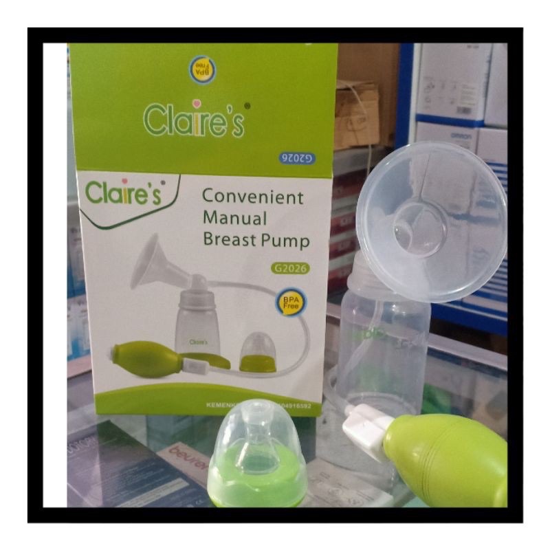 Breast Pump Claires Selang Manual G2026 Pompa Asi