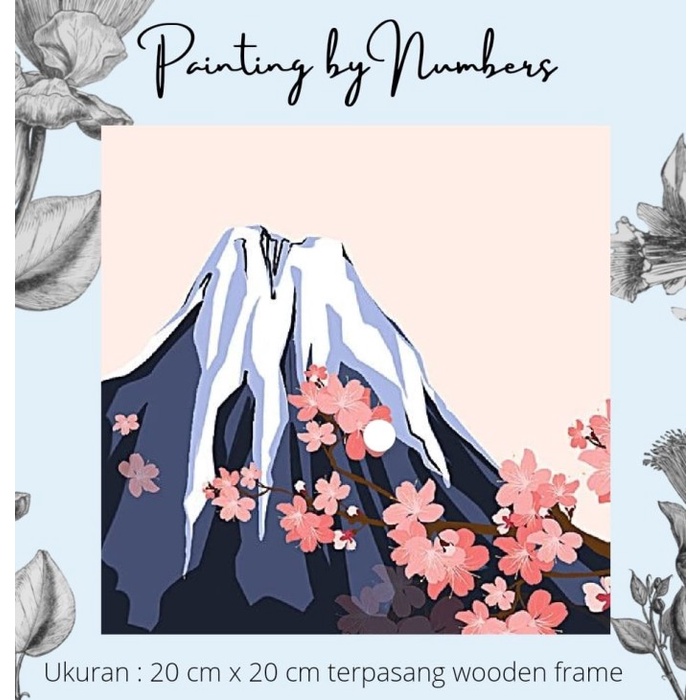 

Produk Terbaru Diy Painting By Number 20X20Cm Kerajinan Tangan - Fujiyama