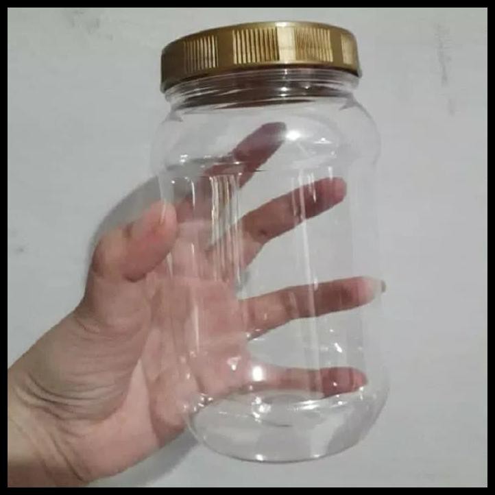 15 Pieces Toples Plastik Pet 500Ml Jar Botol Ekonomis 500 Ml