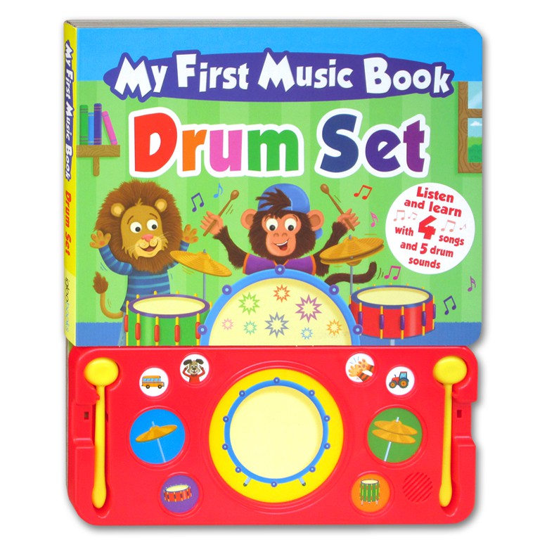 My First Music Book Drum Set Board Book