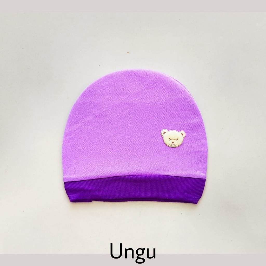 1 LUSIN (12 pcs) Topi bayi BULAT harga grosir TERMURAH