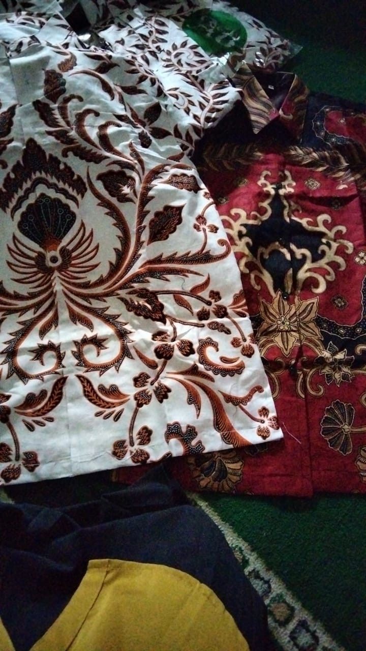 Gurdo Putih Kemeja Batik Solo Pria Lengan Panjang Full Furing Atasan Premium Aljaya Modern Produsen