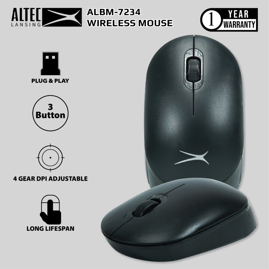 Mouse Wireless Altec Lansing ALBM-7234 | Altec ALBM7234