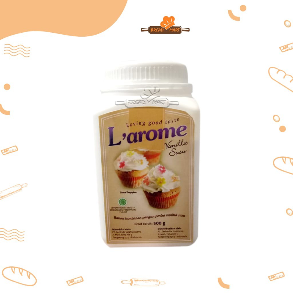 

ZEELANDIA LAROME VANILLA MILK POWDER 500 GR (PCS)