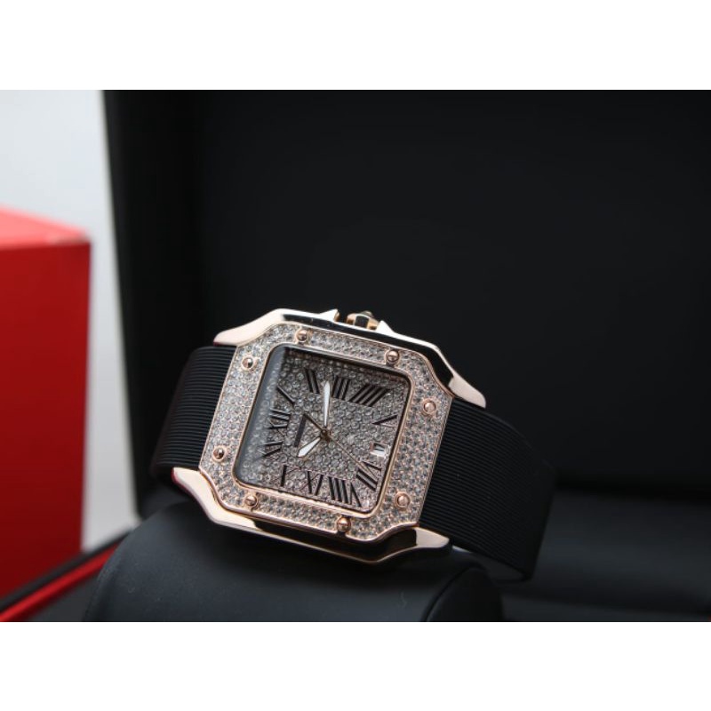 Jam Tangan Cartier Fulldiamond Jam Tangan Wanita Cartier Terlaris