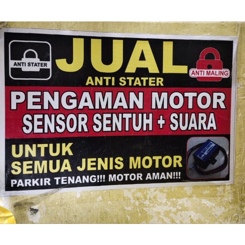 pengaman motor kunci rahasia anti maling anti stater sistem sensor semua motor