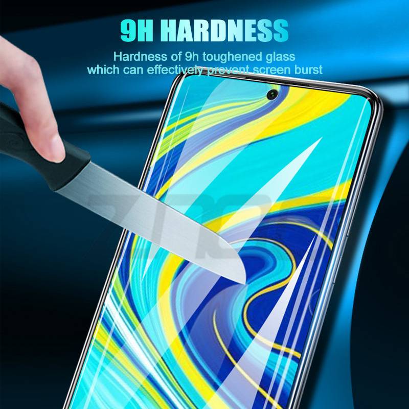 3Pcs Tempered Glass For Xiaomi Redmi Note 9 Pro Max 9S Screen Protector Redmi Note 10 10S 8 7 K30 Pro 9A 9C Protective Glass